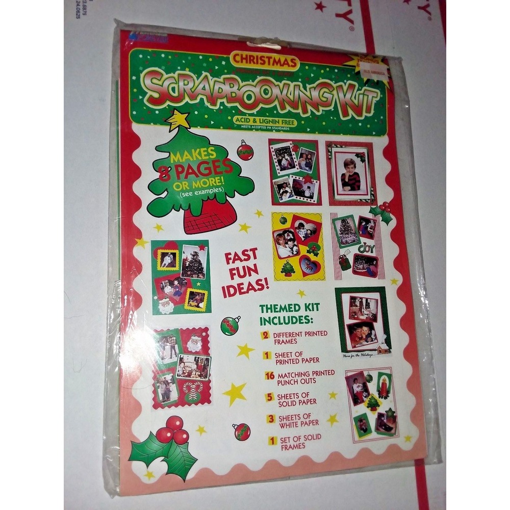 Christmas Memories Forever Scrapbooking Kit 25907 Frames Paper Template